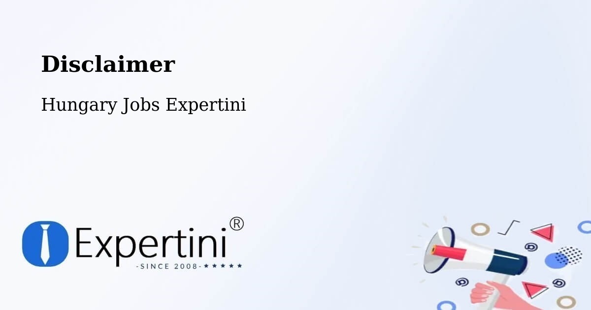 Disclaimer – Nagyatád - Hungary Jobs Expertini